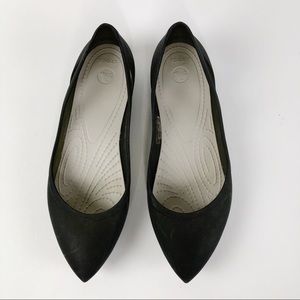 crocs pointed flats